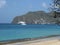 A pristine beach in the caribbean