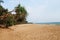 Pristine beach at the south coast of Sri Lanka