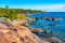 Pristine coastline of Aland islands in Finland