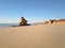 Pristine remote beach with cliff coast in Kimberley Australia region