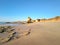 Pristine remote beach with cliff coast in Kimberley Australia region