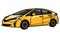 Prius cars vector illustration, Vector illustration of a popular hybrid car