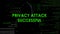 Privacy attack successful, anonymous hacker stealing personal information
