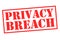 PRIVACY BREACH Rubber Stamp