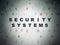 Privacy concept: Security Systems on Digital Data Paper background