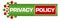 Privacy Policy Green Red Circular Bar