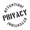 Privacy rubber stamp