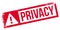 Privacy rubber stamp