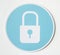 Privacy safety lock icon symbol