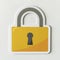 Privacy safety security lock icon