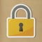 Privacy safety security lock icon
