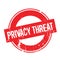 Privacy Threat rubber stamp