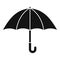 Privacy umbrella icon simple vector. Secure cyber
