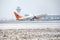 Privat Jet ALBERT BALLIN, Boeing 737-700 on snow