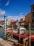 A private boat by the canal in Venice, Veneto, Italy