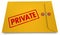 Private Classified Confidential Sensitive Info Envelope 3d Illus