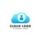 private cloud tech icon design. cloud vector element