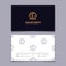 Private Community business card. House icon, Home logo, Construction and real estate