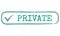 Private Confidential Protection Solitude Graphic Concept