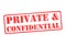 PRIVATE &CONFIDENTIAL Stamp