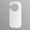 Private door tag icon, realistic style