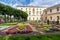 Private garden of Pavlovsky palace in Pavlovsk, St. Petersburg, Russia