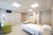 Private hospital room interior