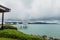 Private Hotel Jetty On A Cloudy Day