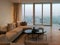 Private luxurious hotel apartment on a high floor in a tower - modern design - Dubai luxury