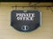 Private Office hanging metal vintage sign