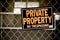 Private Property Sign