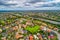 Private residences in Rowville suburb near Eastlink Highway in Melbourne.