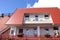 Private residential home balcony windows flowers