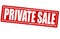 Private sale