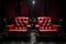 Private screening Two chairs at a cinema for a lovely pair