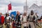 Privory Vsetaty, Czech Republic, 2 September 2023: Reconstruction of medieval battle, Historical festival, Swords Fighting,