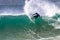 Pro Surfer Surfing J Bay Rail Turn