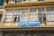 Pro-tourism banner `we love tourism` on a balcony in Palma de Mallorca, Balearic Islands, Spain