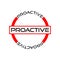 Proactive sign, icon or logo