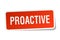 proactive square sticker