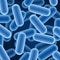 Probiotic lactobacillus bacterias 3d background