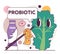 Probiotic products. Healthy food as a source of good degestive