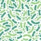 Probiotics and prebiotics seamless pattern