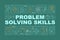 Problem solving skills boost word concepts banner