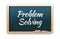 Problem Solving Word Chalkboard