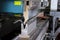 The process of bending sheet metal on a hydraulic bending machine