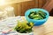 Process of canning the crop of cucumbers in prepared jars