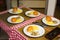 The process of cooking children stuffed buns from raw ingredients