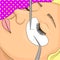 The process of eyelash extensions in the beauty salon. Pop art vector illustration. Imitation comic style