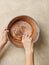 Process of making dough for chocolate cake